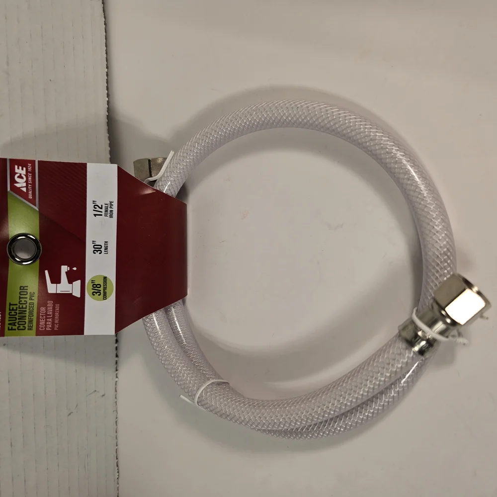 Red and White Bath Accessories Flexible‎ Hose